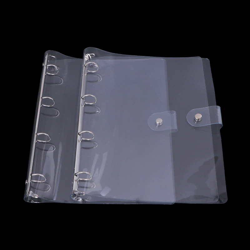 투명 컬러 플라스틱 PVC 클립, A4 파일 폴더, 루스 리프 링 바인더 플래너, 일정, 학교 사무용품, 1 개